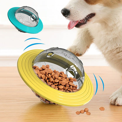 Interactive UFO Dog Toy - Slow Feeder & Treat Dispenser