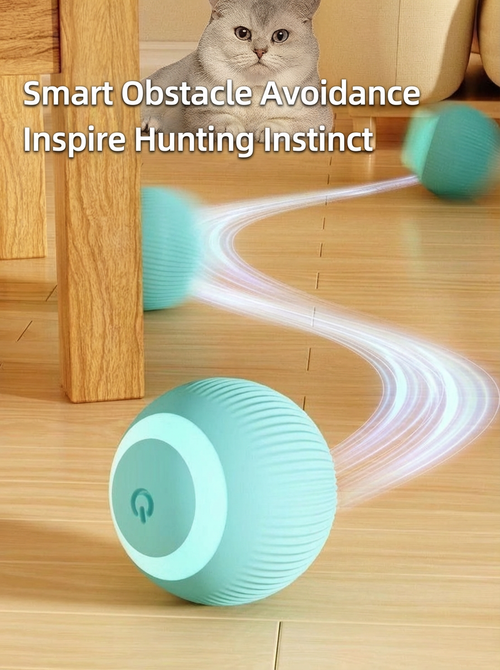 Smart Self-Rolling Interactive Cat Ball