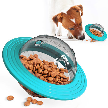Interactive UFO Dog Toy - Slow Feeder & Treat Dispenser